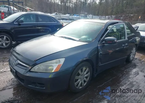 2006 Honda Accord 3.0 Ex из США, поврежденный, VIN 1HGCM66516A006241